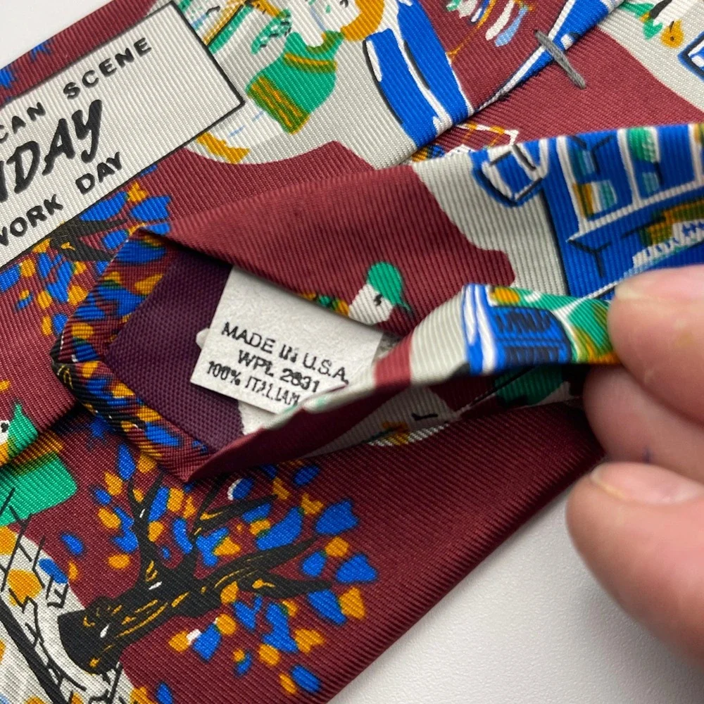 Vintage Don Loper‎ Beverly Hills SilkTie Friday work life